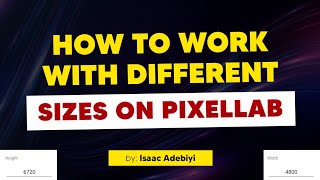 How To Work With Different Sizes On PixelLab [upl. by Nilreb]