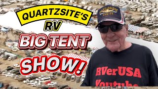 QUARTZSITE RV BIG TENT SHOW [upl. by Ramo]