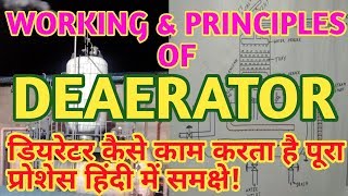 DEAERATOR  WORKING amp PRINCIPLES OF DEAERATOR  In Hindi [upl. by Coussoule]