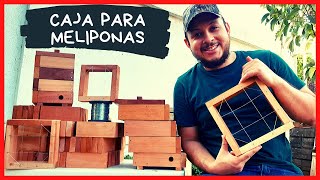 Como hacer Colmena INPA para ABEJAS MELIPONAS 📏Medidas ✔️ Curso de Meliponicultura 002 [upl. by Aiciram]