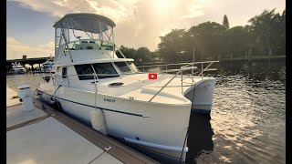 Walkthrough of a 2003 Fountaine Pajot Greenland 34 Ghost Power Catamaran for Sale [upl. by Wilburn]