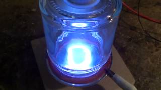 Demonstration of magnetron plasma [upl. by Yddub823]