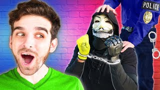 POLICE ARREST PZ9 Spending 24 Hours Spying on Hacker and Giving Him a Surprise Trip to Prison [upl. by Lletnuahs]