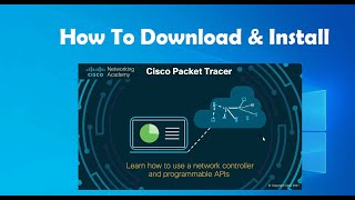 Cisco Packet Tracer 801  How to download and install [upl. by Esiuolyram]