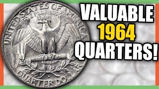 1964 QUARTERS WORTH MONEY  RARE SILVER QUARTERS TO LOOK FOR [upl. by Lefty]