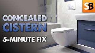 Concealed Cistern Problems 5Minute Fix [upl. by Lekcar]