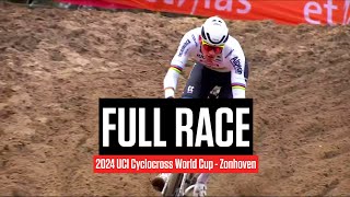 FULL RACE 2024 UCI Cyclocross World Cup  Zonhoven [upl. by Enoid]