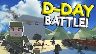 DDAY MILITARY BEACH LANDING BATTLE  Tiny Town VR War Gameplay  Oculus VR Game [upl. by Nitreb299]