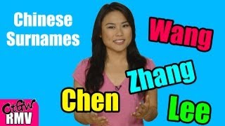 Top 10 Chinese Surnames  OriginsFacts [upl. by Yrrek]