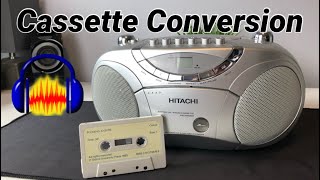 Converting Cassettes To Digital Using Audacity [upl. by Asle]