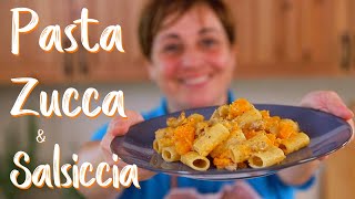 PASTA ZUCCA E SALSICCIA  Ricetta Facile di Benedetta [upl. by Corbett628]