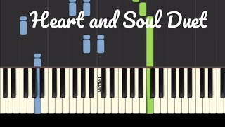 How to play Heart and Soul duet on the piano [upl. by Giefer]