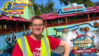 Drayton Manor Adventure Cove Construction Update  River Rapids [upl. by Melquist]