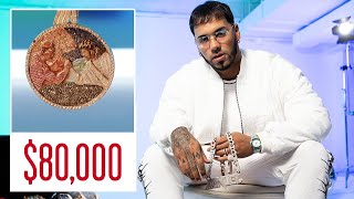 Anuel AA Shows Off His Insane Jewelry Collection  GQ [upl. by Leela]