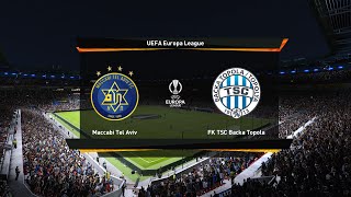 Maccabi Tel Aviv – TSC  UEFA Europa League 20242025  eFootball [upl. by Eceryt270]