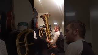 Contrabass Ophicleide  Beelzebub Tuba solo Intro [upl. by Malda919]