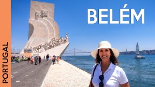 BELEM in Lisbon Portugal from Pastel de Belem to Torre de Belem 😁😋😅 [upl. by Osgood]