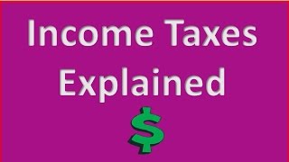 Income Taxes Explained [upl. by Leissam]