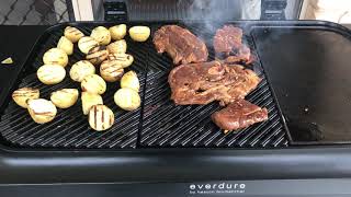 Everdure Furnace BBQ  Lamb and Potatoes Cook shorts [upl. by Sinnek]