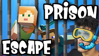 UNDERWATER PRISON ESCAPE in Minecraft [upl. by Nadiya120]