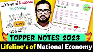 Lifelines of national Economy Class 10 Geography Chapter7 Notes  Shobhit Nirwan [upl. by Ahsaf186]