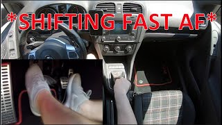 How to Shift a Manual Transmission Fast using the clutch [upl. by Carlotta]