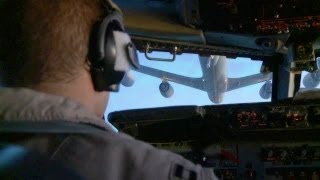 Boeing E3 Sentry AWACS In Air Refueling [upl. by Socha]