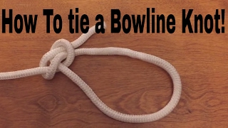 How to tie a Bowline Knot [upl. by Boyer64]