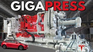 How Tesla Cars Are Made So Fast  Meet the GIGA PRESS [upl. by Lertnek]