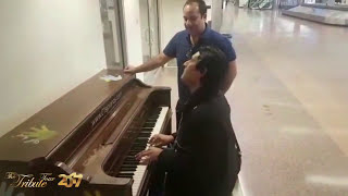 Rahat Fateh Ali Khan Live Main Jahaan Rahoon With Imran Akhtar Dubai Airpot 2018 [upl. by Idnor]