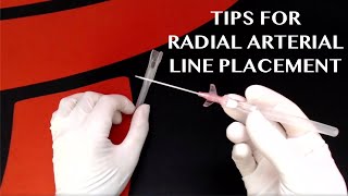 Tips For Radial Arterial Line Placement [upl. by Emse711]