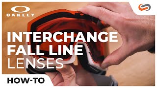 Oakley Fall Line How to Interchange Lenses  SportRx [upl. by Dailey]