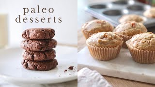 3 EASY DESSERT RECIPES  gluten  dairy free [upl. by Anivlis228]