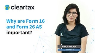 Why are Form 16 and Form 26 AS important  ITR Filing  ClearTax Tax Talks [upl. by Haggai]