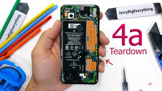 Google Pixel 4a Teardown  its a tricky little guy [upl. by Girardi]