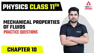 Class 11 Physics Chapter 10  Mechanical Properties of Fluids Questions [upl. by Rudin825]