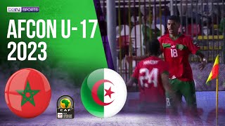 Morocco vs Algeria  AFCON U17 HIGHLIGHTS  05102023  beIN SPORTS USA [upl. by Nagah]