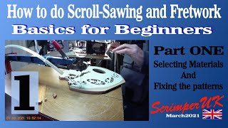 How to do ScrollSawing and Fretwork Basics for Beginners Part One [upl. by Carlo]