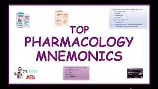 Best Pharmacology Mnemonics [upl. by Ernaline]