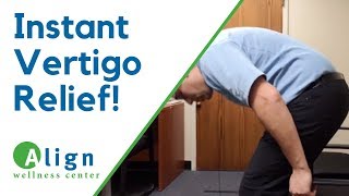 Easy Exercise To Combat Vertigo — Dizziness Relief [upl. by Troy821]