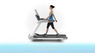 Precor Treadmill TRM 885 Instructional Video [upl. by Osnola478]