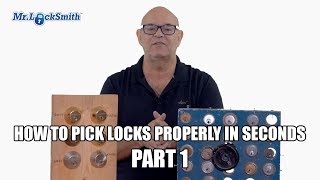 How To Pick Locks Properly In Seconds Part 1  Mr Locksmith™ [upl. by Lianna]