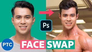 Swap Faces In Photoshop FAST amp EASY [upl. by Calida]