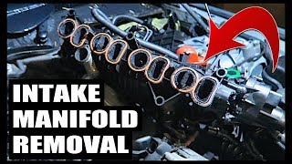 How To Remove BMW N47  N57 Intake Manifold [upl. by Dierolf367]