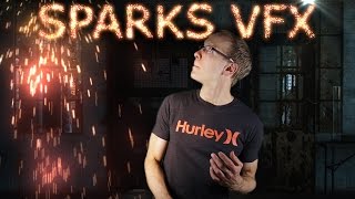 After Effects Tutorial  Spark Particles Quick VFX [upl. by Canon]