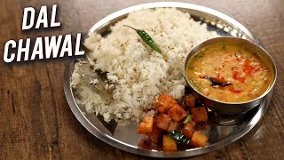 Dal Chawal  How To Make Dal Rice  Yellow Dal amp Jeera Rice  Traditional Veg Recipe By Chef Varun [upl. by Eecart]