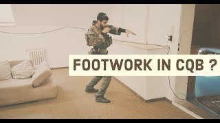 Tactical Footwork in CQB [upl. by Seyer]