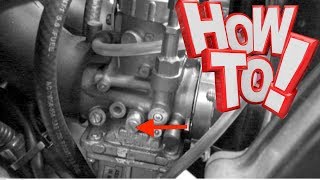 How to Adjust Carburetor Polaris Trail Boss 330 [upl. by Devy]