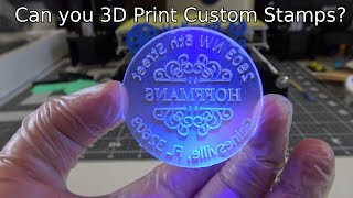 Can you 3D Print custom stamps DIY Crafting [upl. by Ennovahc]