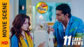 কিছু না করেই ফেঁসে গেলো  Movie Scene  Bolo Na Tumi Amar  Dev  Koel Mallick  Surinder Films [upl. by Elkcim]